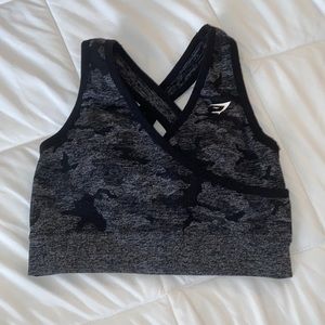 Gymshark camo sports bra size S